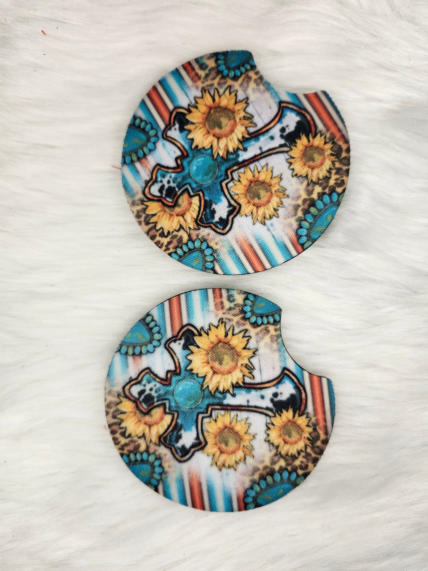 Wrapped up car coaster