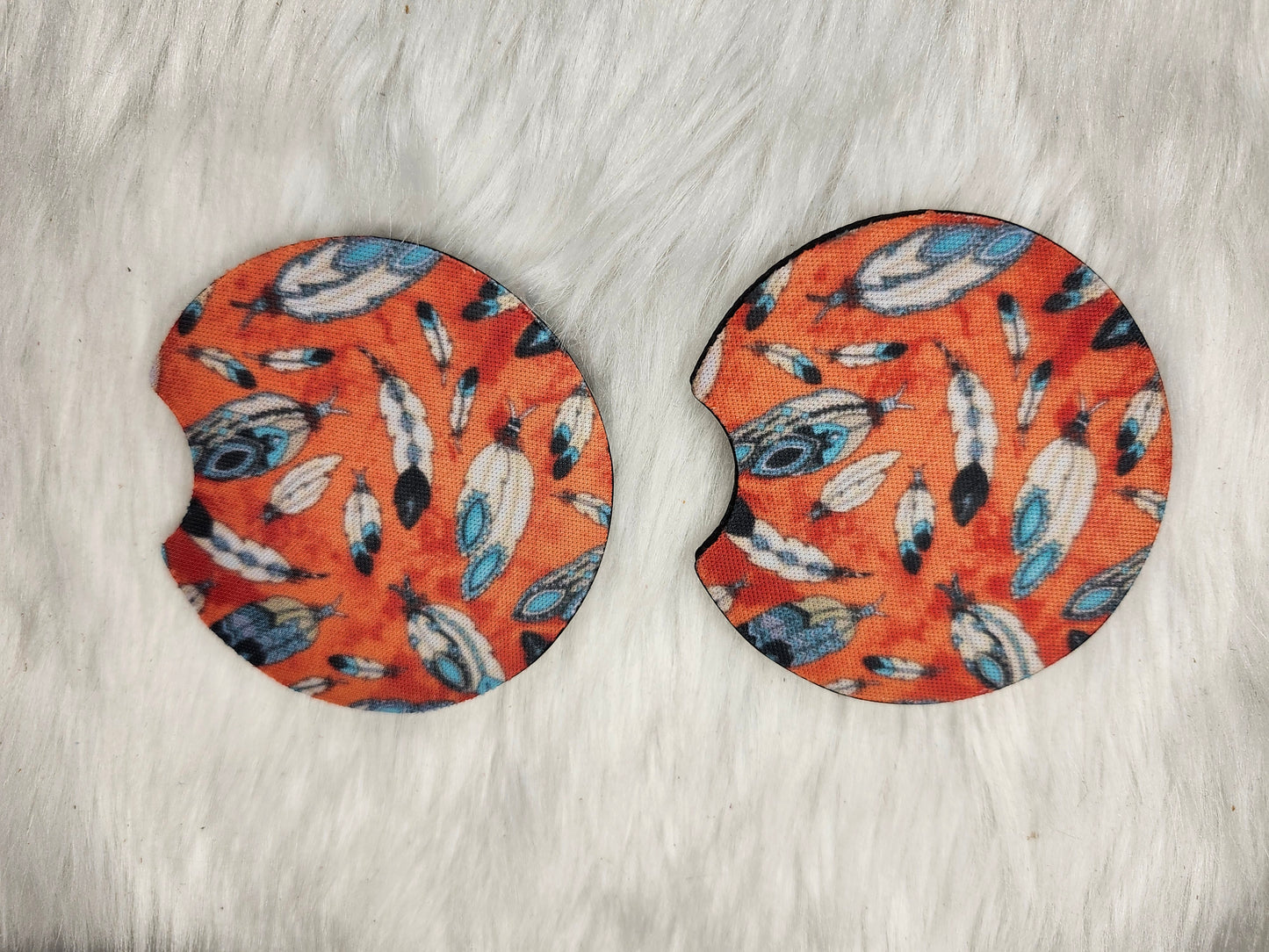 Flying feathers car coaster