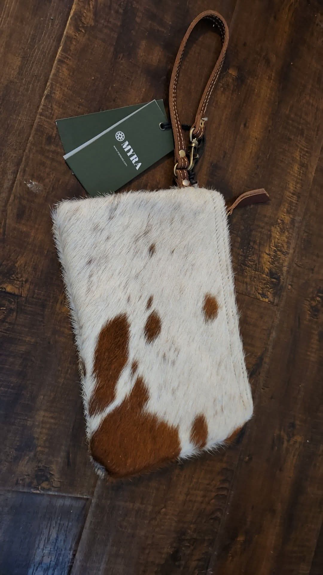 White brown myra bag