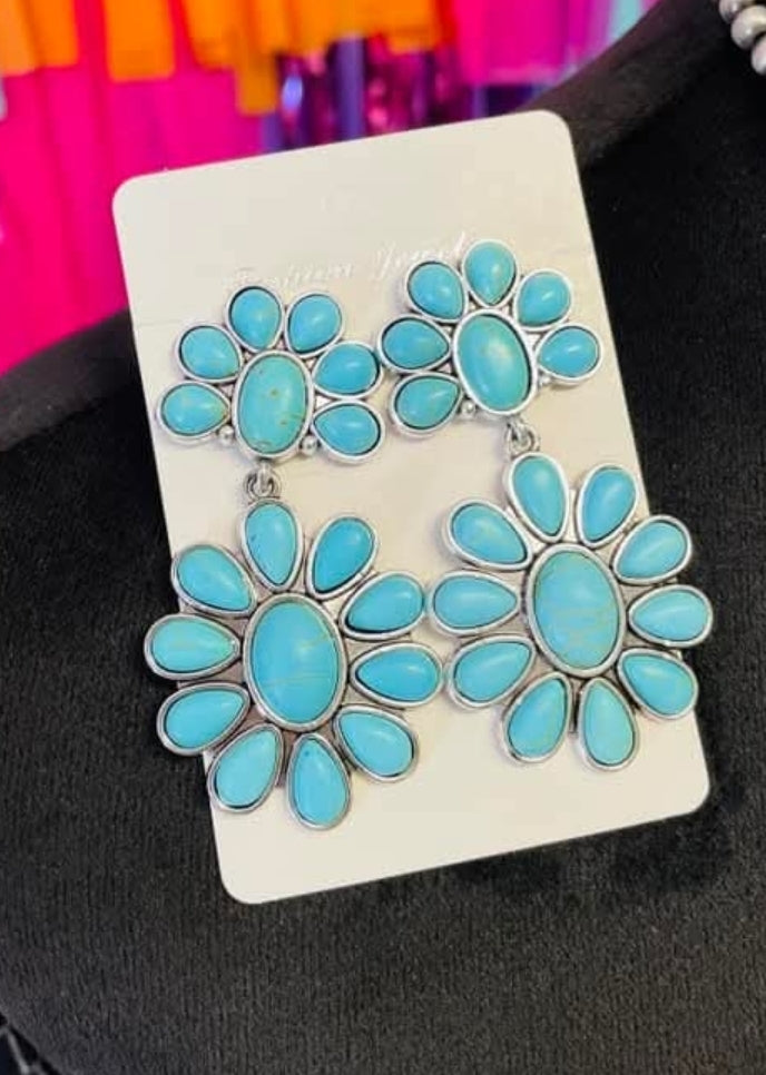 Turquoise earrings