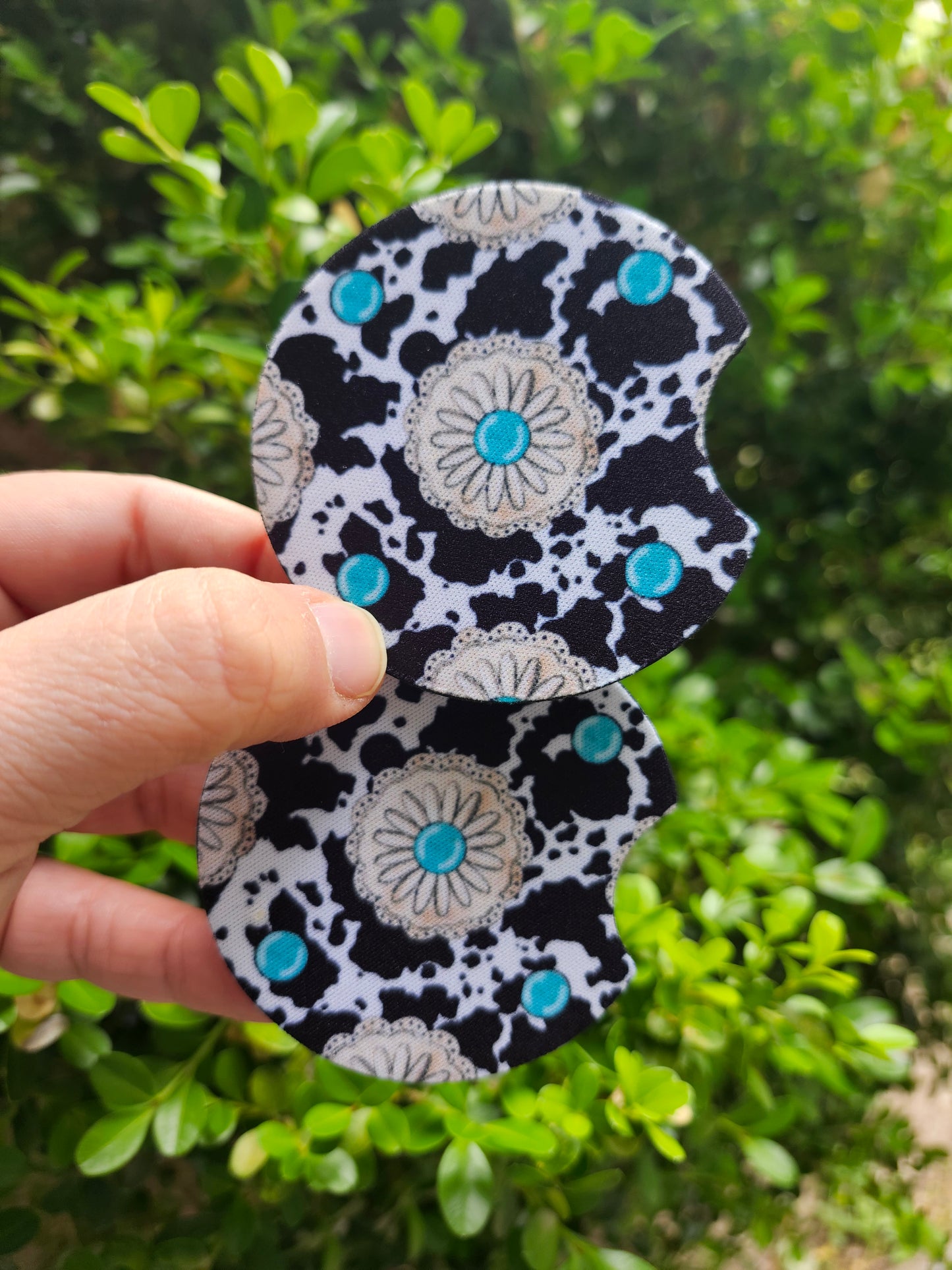 Turquoise stone car coaster