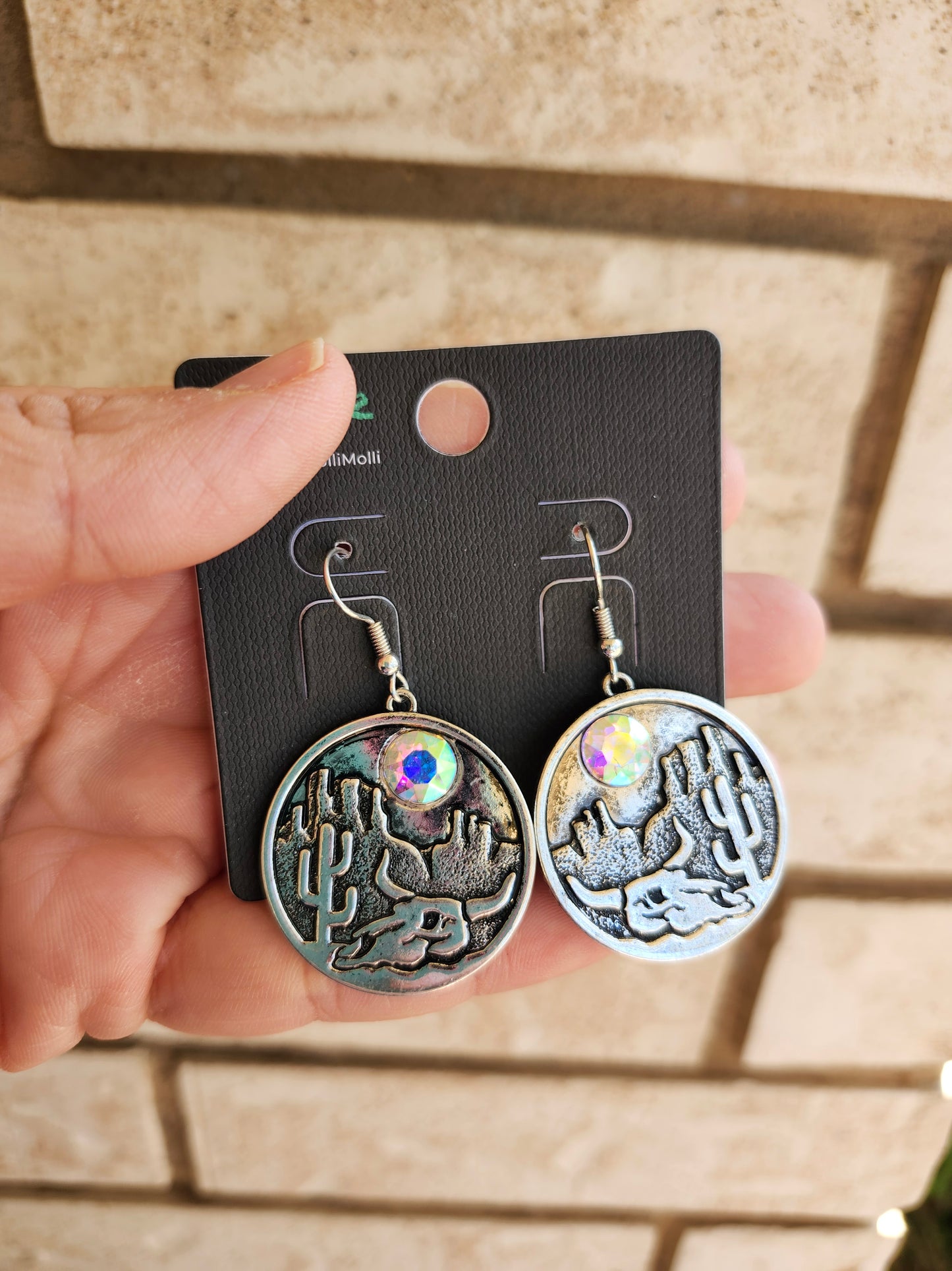 Ab desert earrings