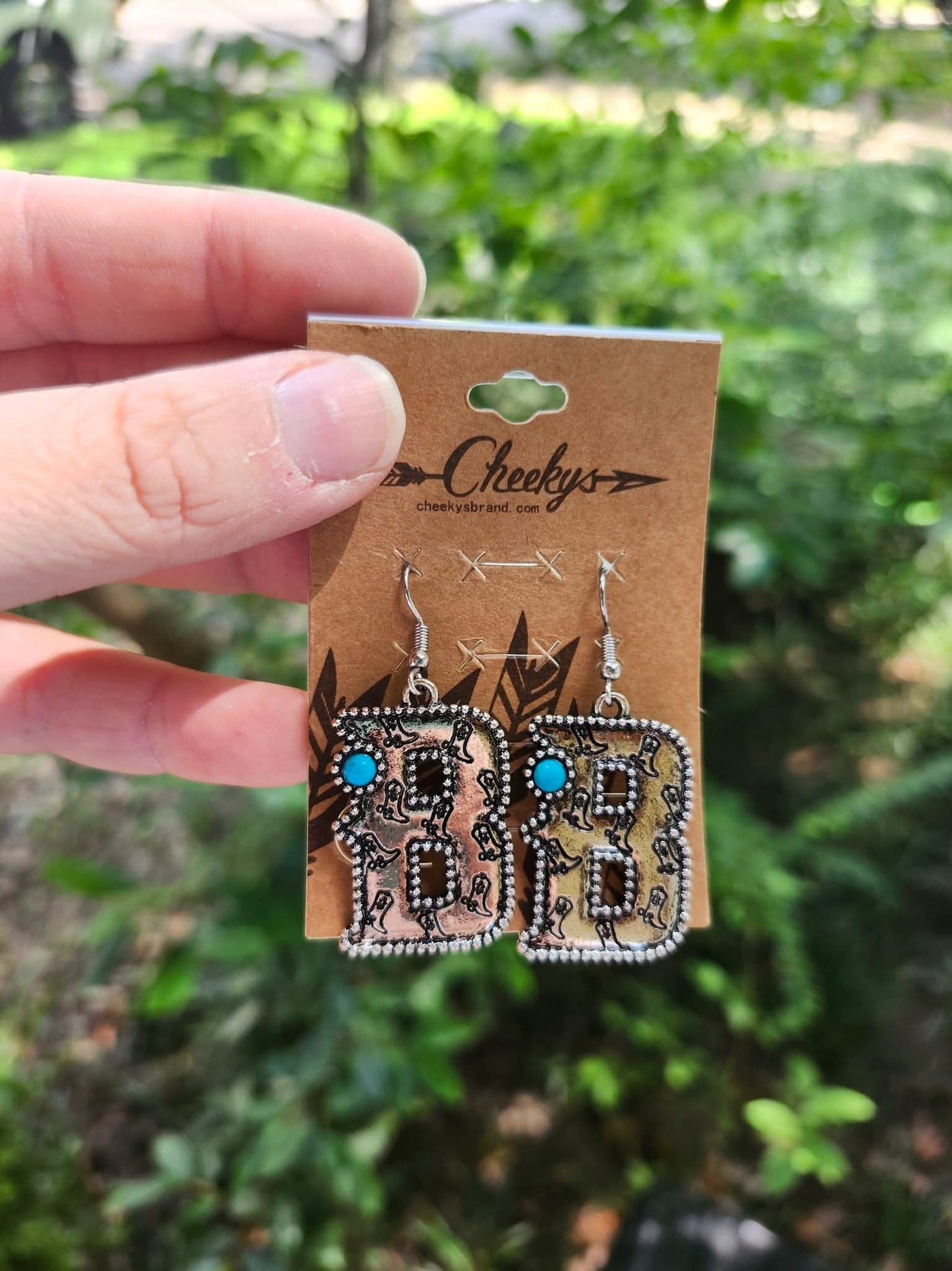 B earrings