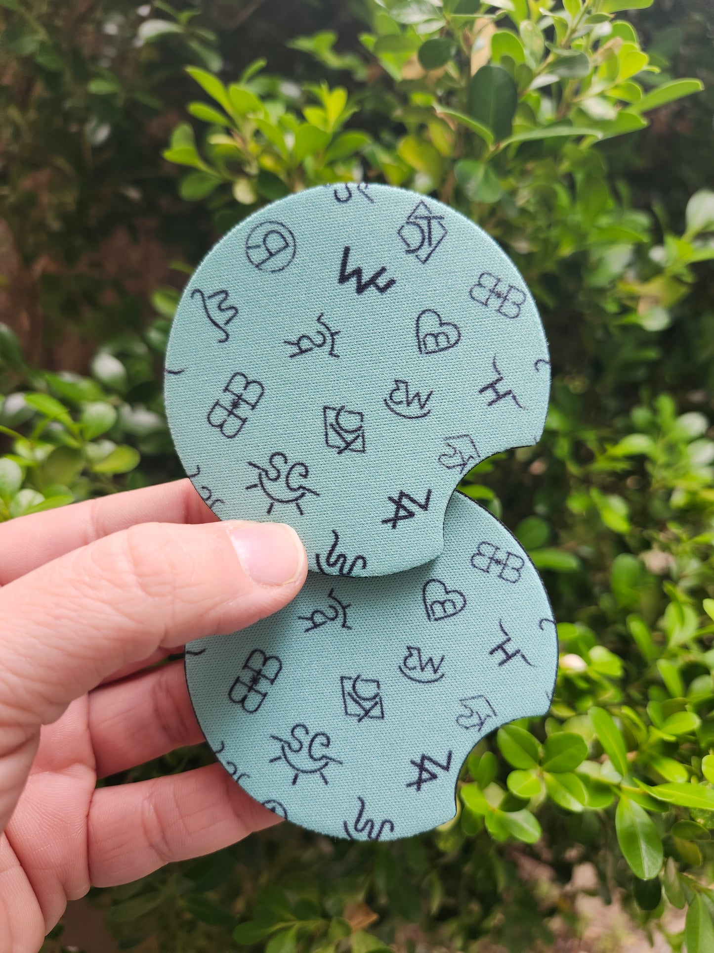 Mint brand car coaster