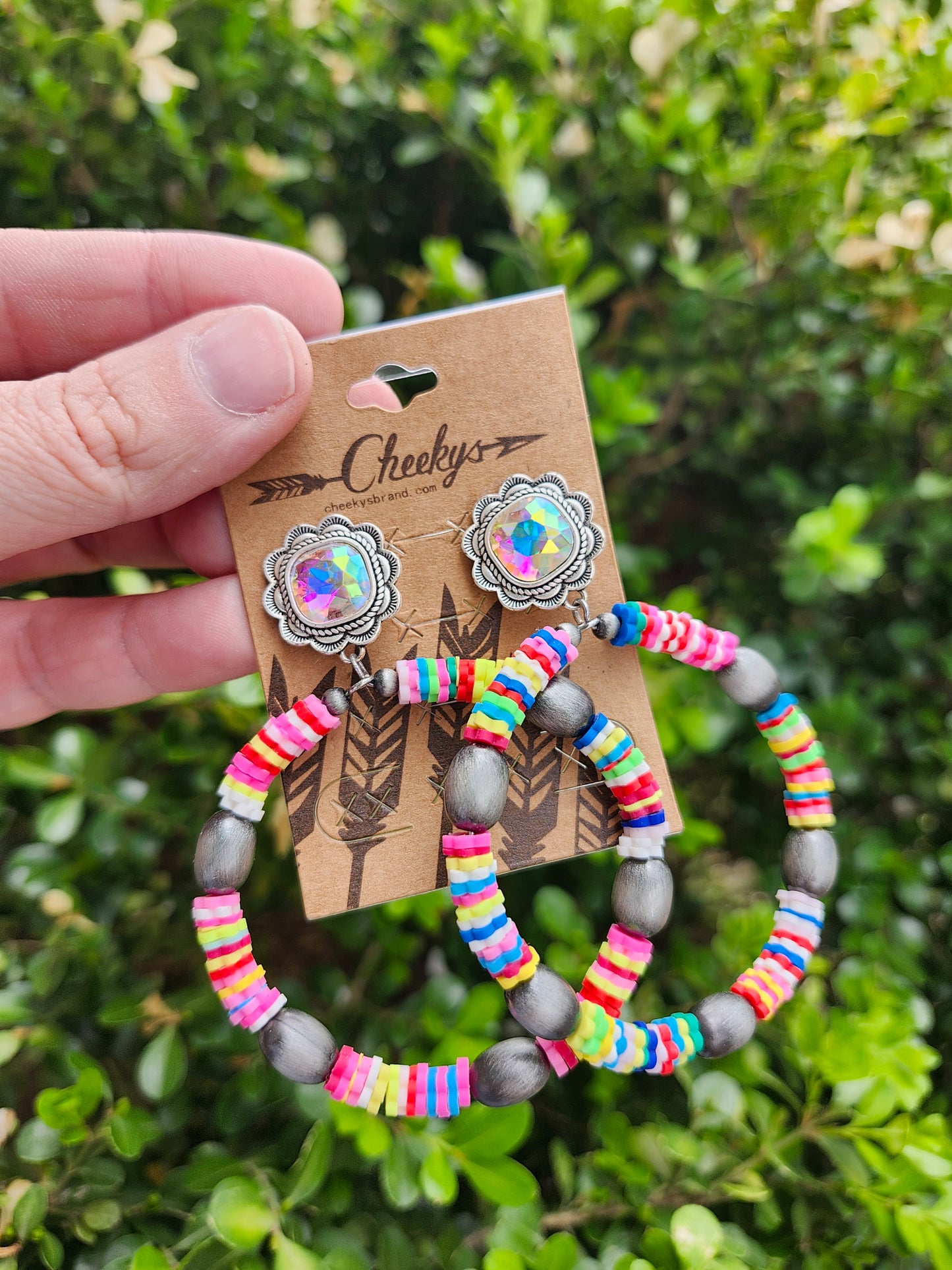 Ab colorful earrings