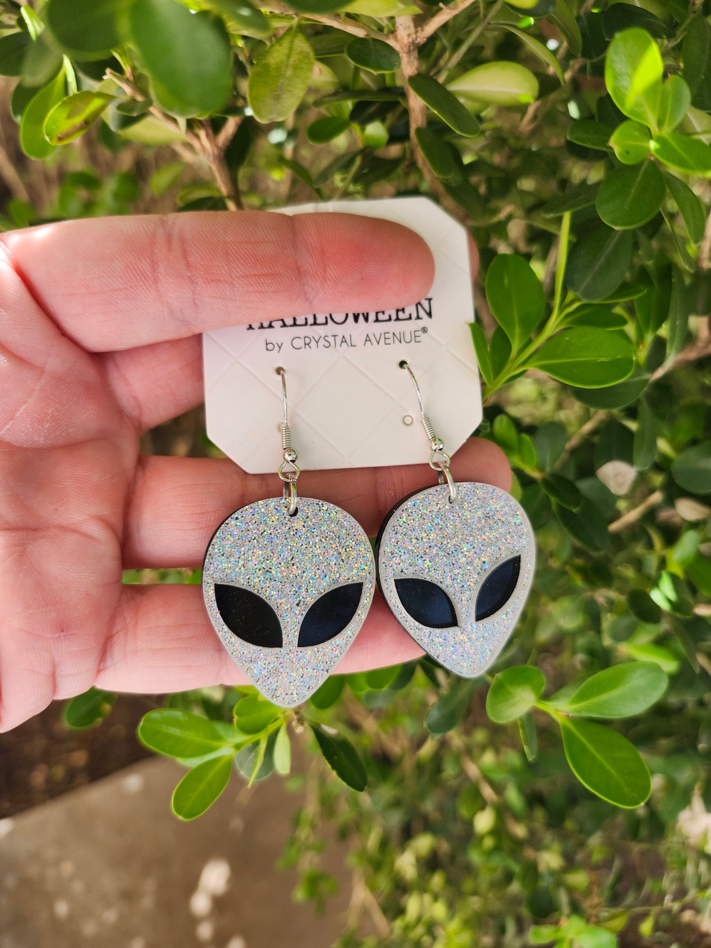 Alien earrings