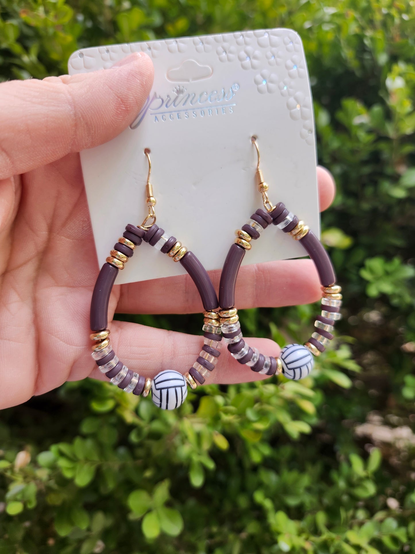 Volleyball earrings