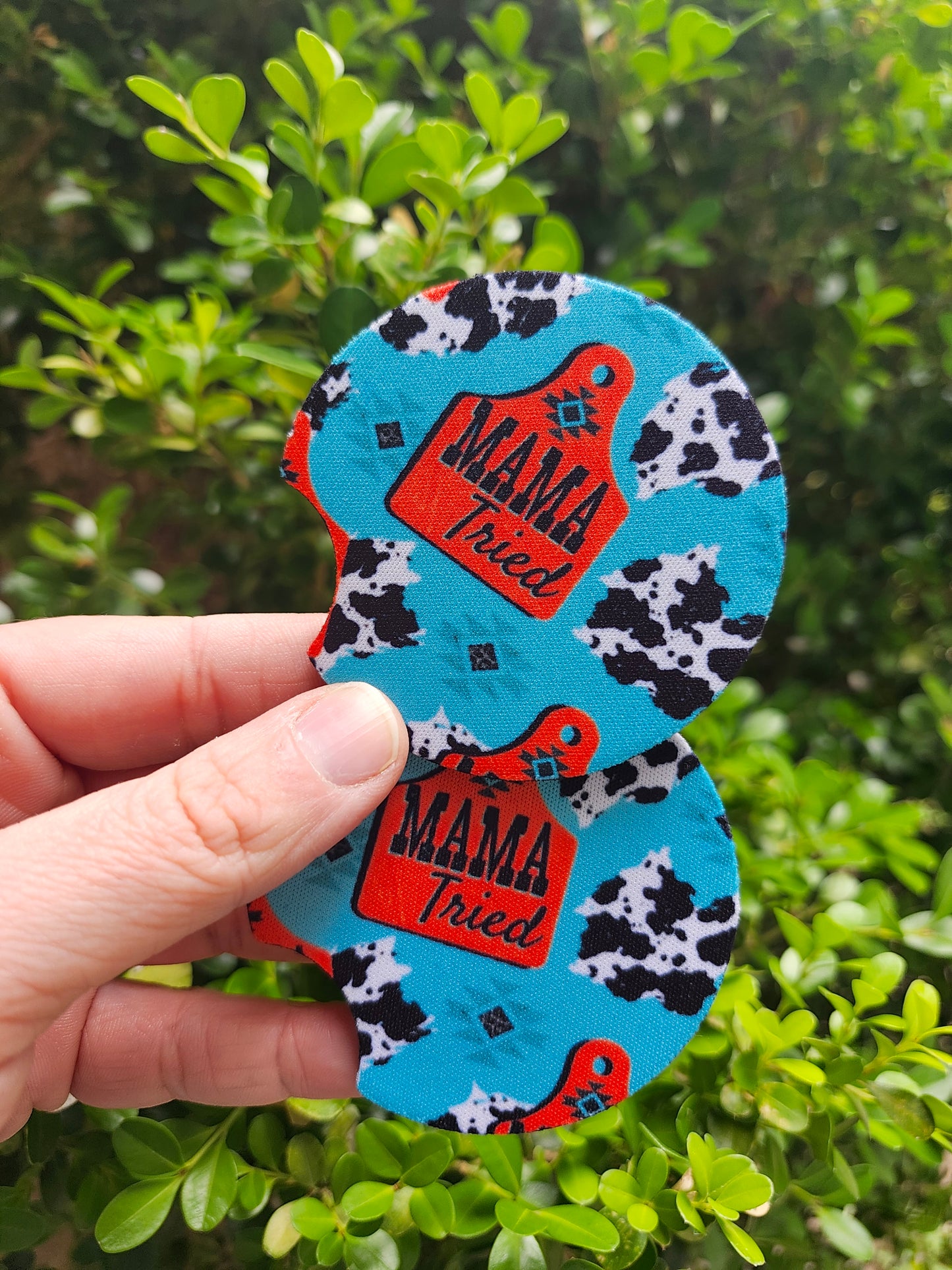 Mama tried car coasters