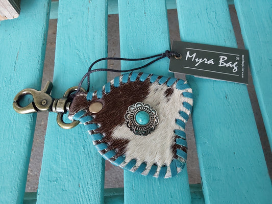 Harlow stitched myra keychain