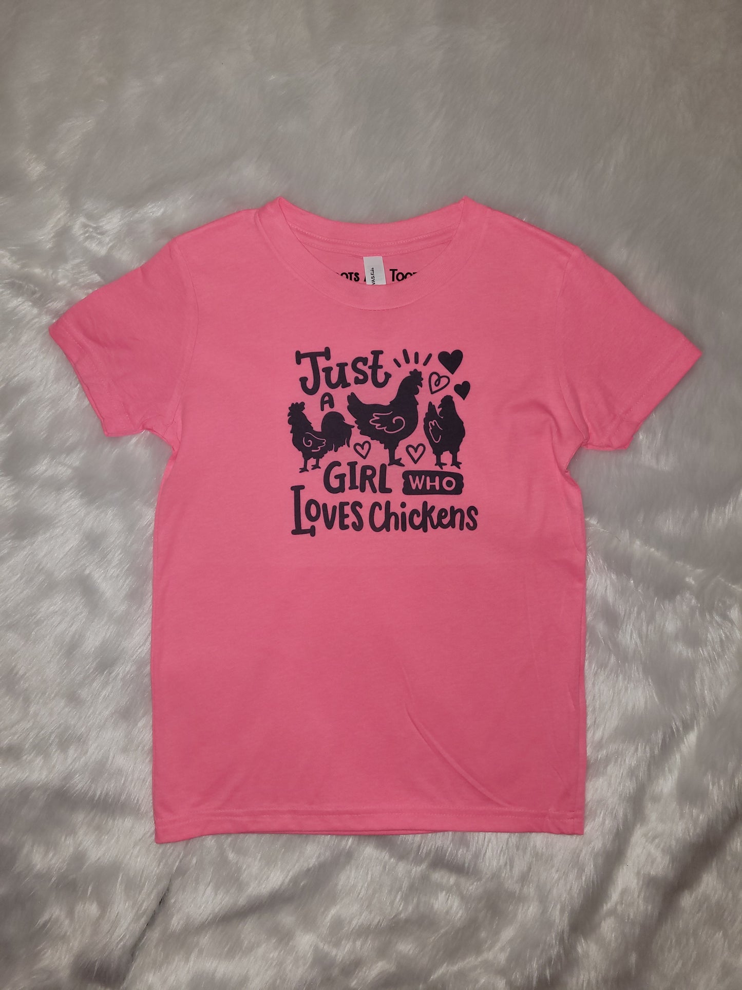 Just a girl who loves chickens shirt