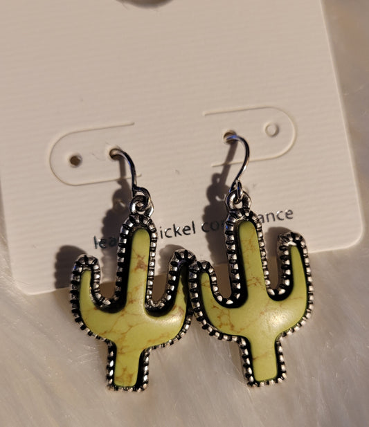 Avacoda cactus earrings