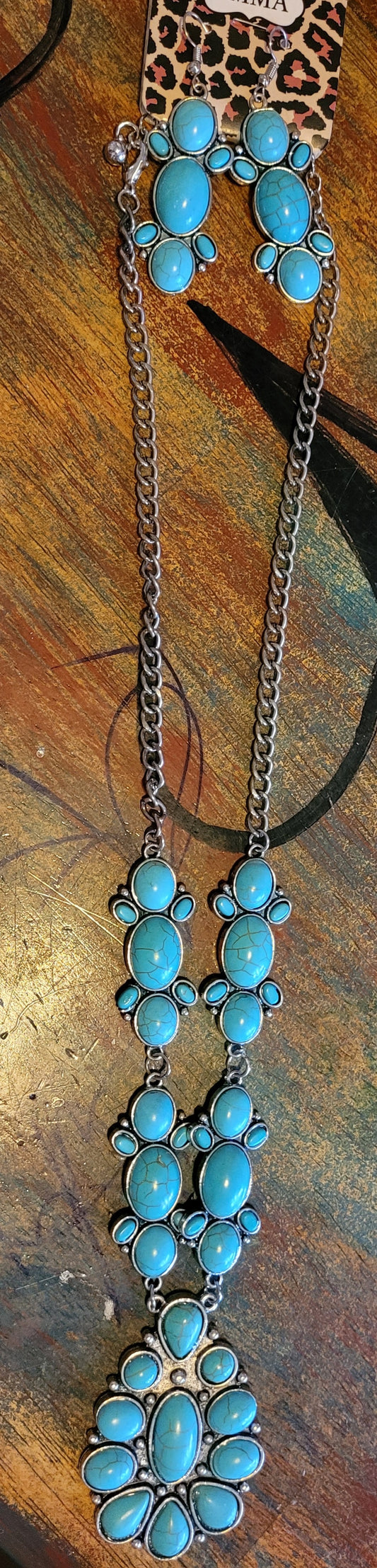 Squash turquoise necklace