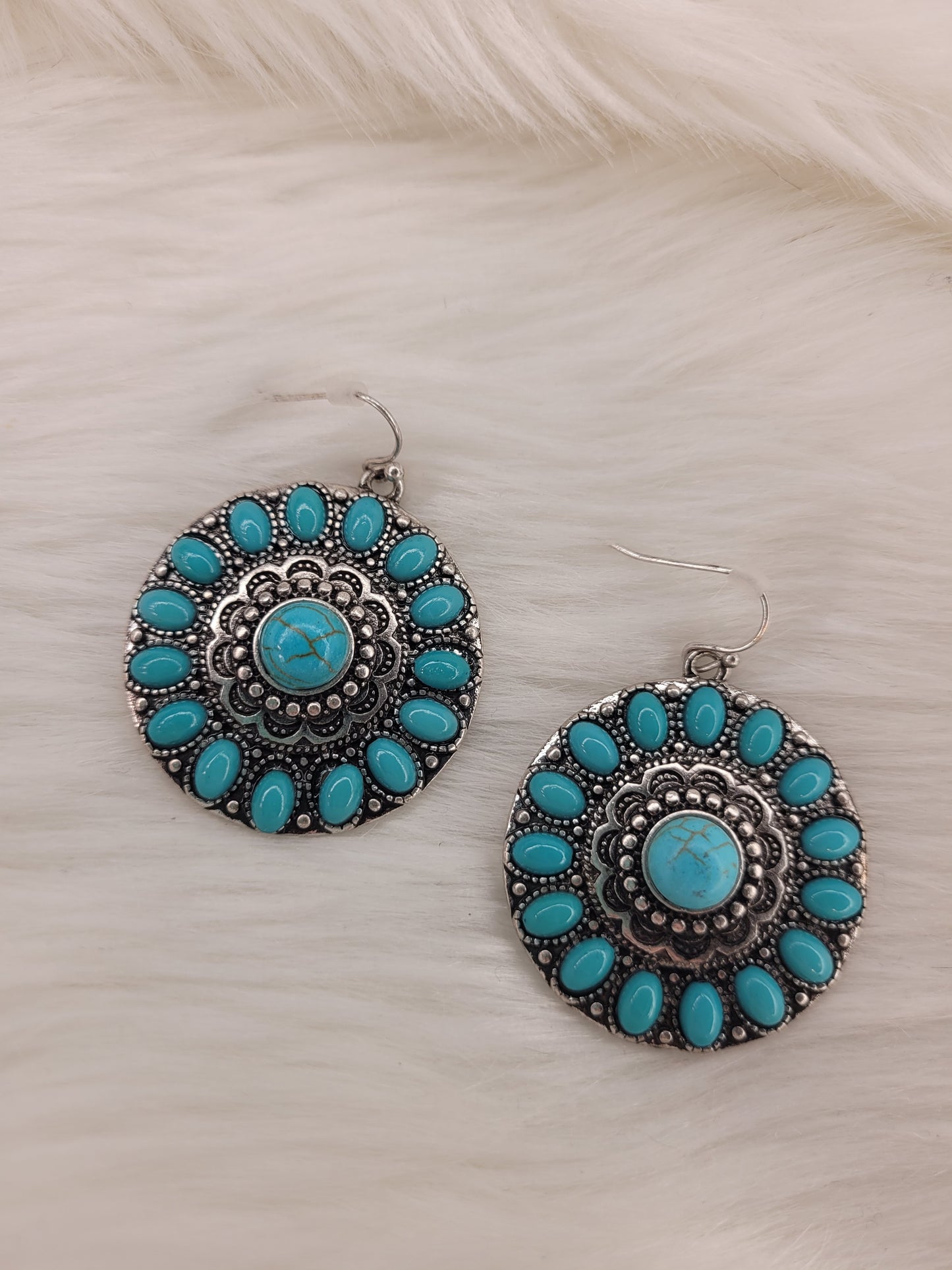 Turquoise stone earrings