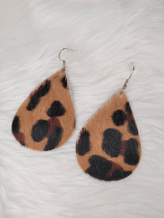 Cheetah earrings