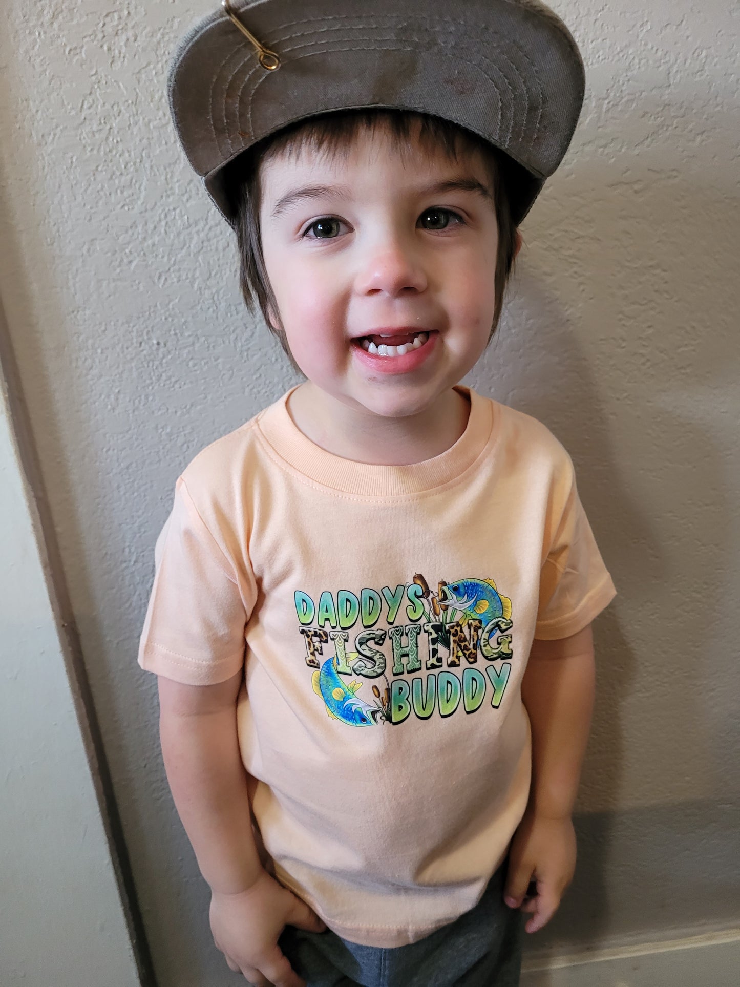 Daddy's fishing buddy shirt