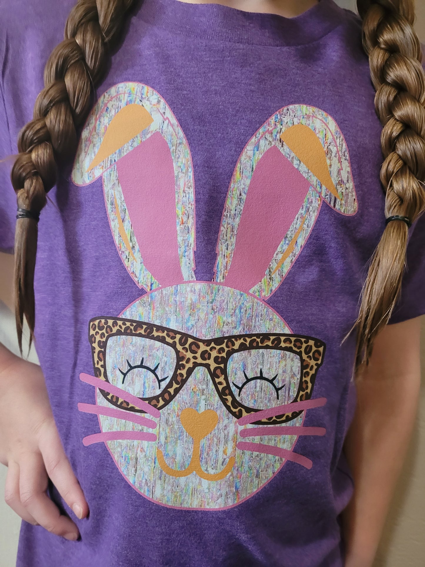 Glitter rabbit shirt