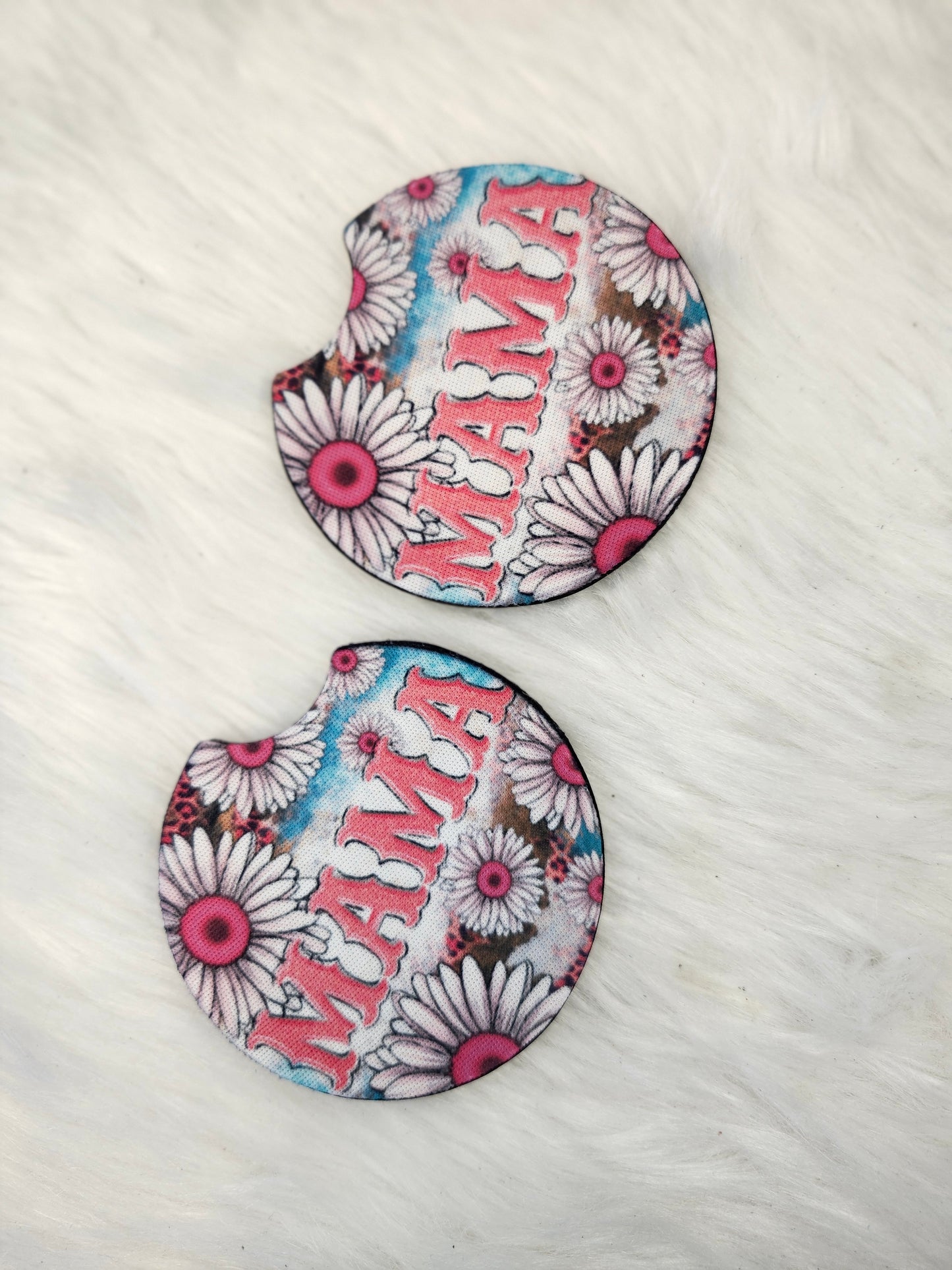 Mama daisy car coaster