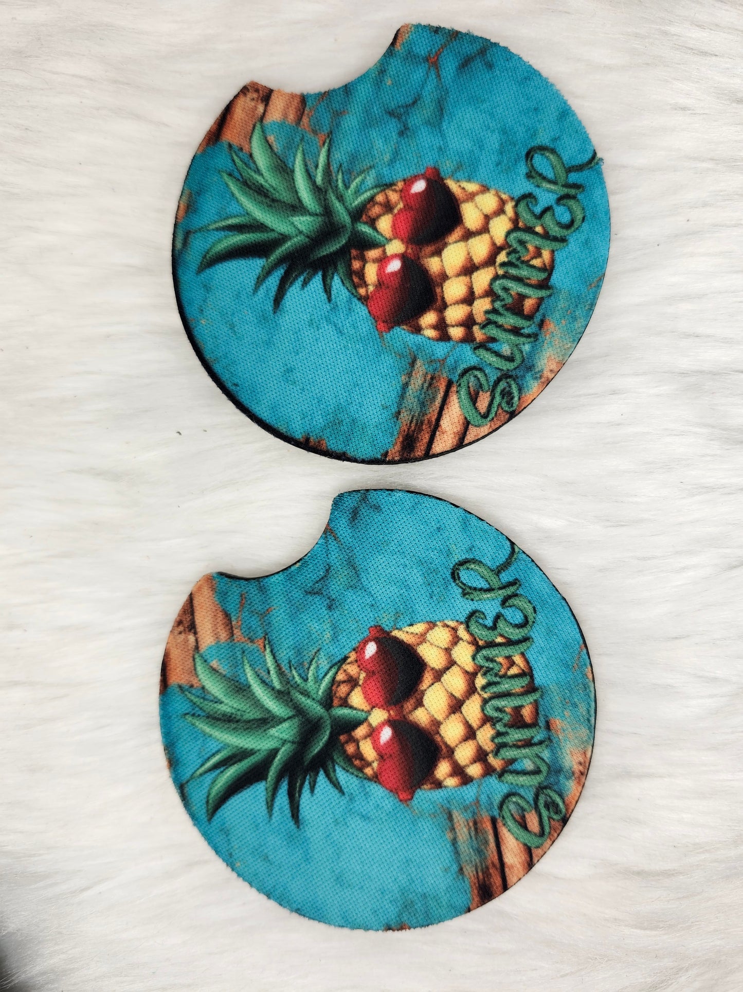 Pineapple summer car coaster