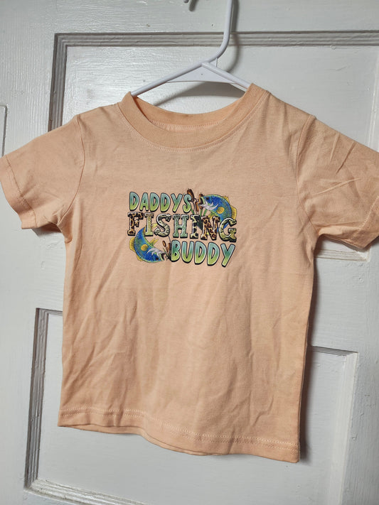 Daddy fishing buddy shirt