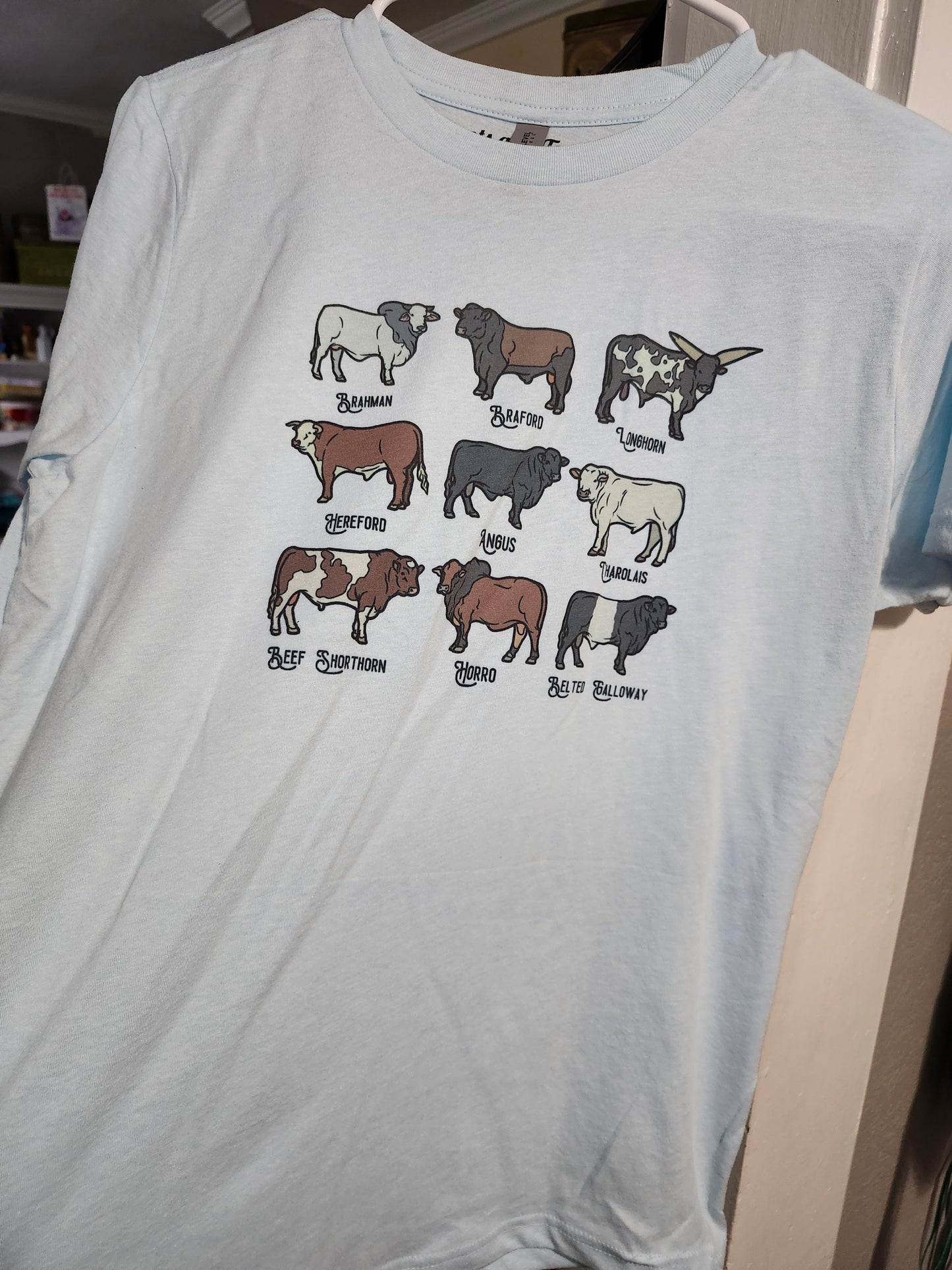 Cow breeds shirt