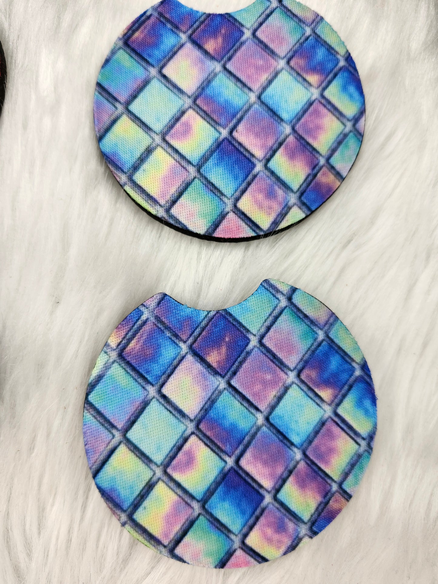 Mermaid scales car coaster