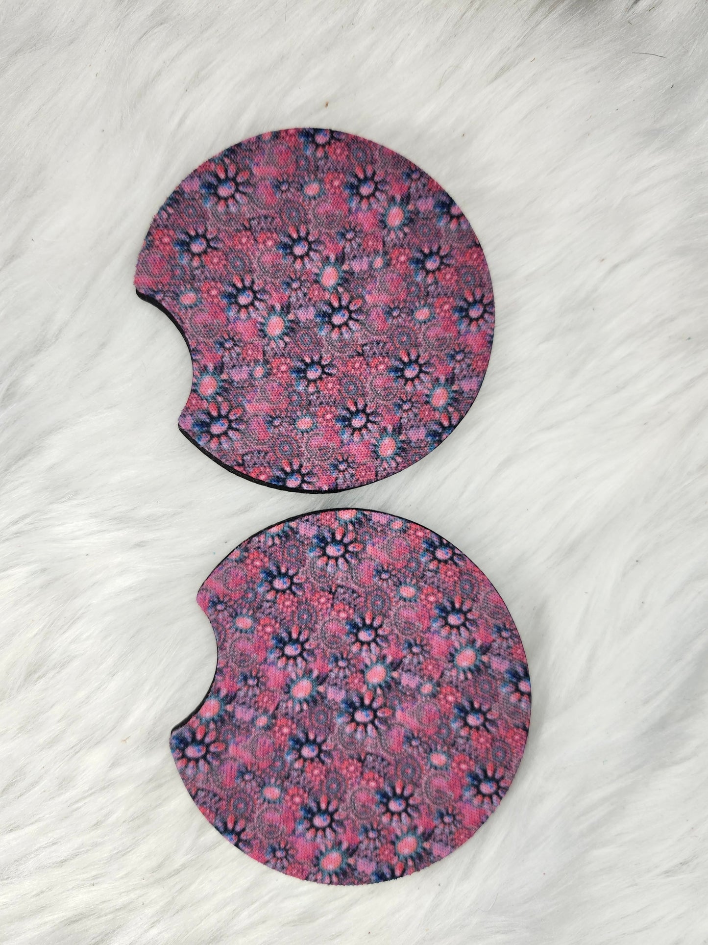 Pink squash car coaster