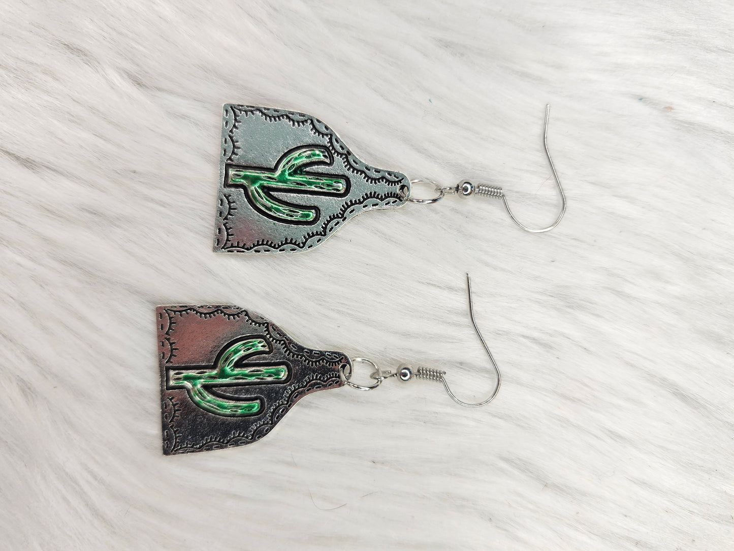 Cactus earrings