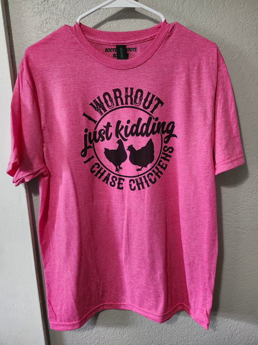 I workout just kidding shirt