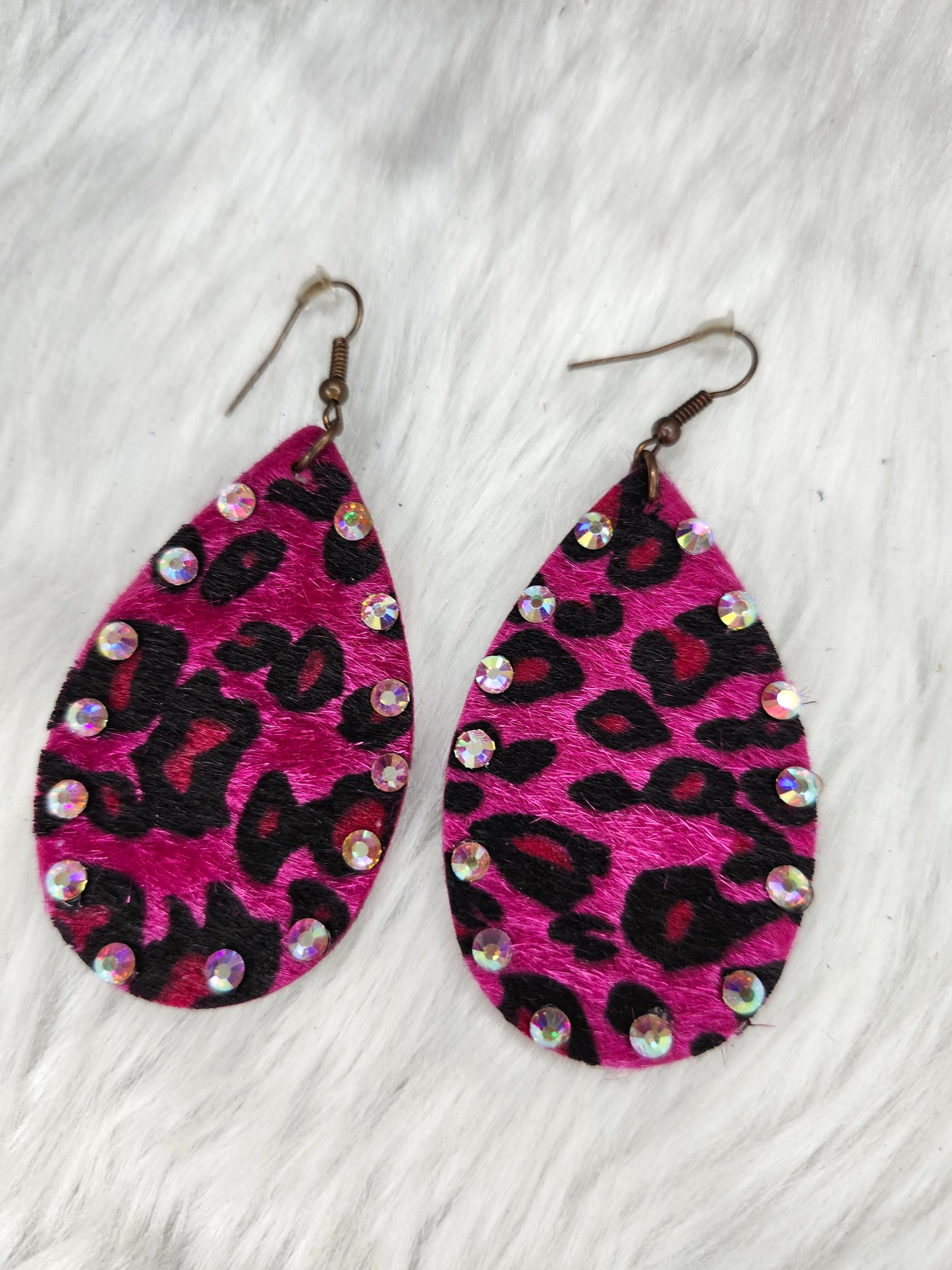 Fusha cheetah earrings