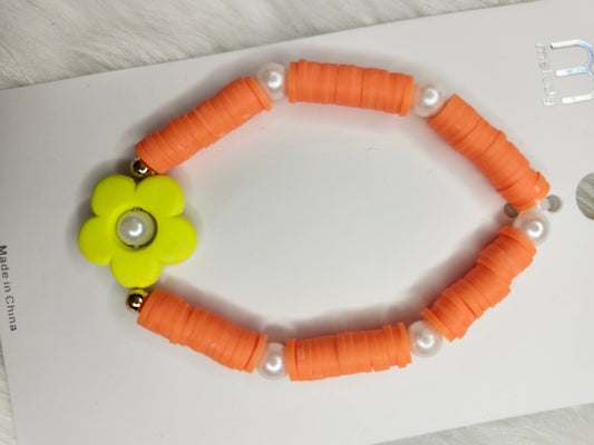 Orange yellow bracelet