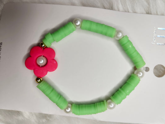 Lime green bracelet