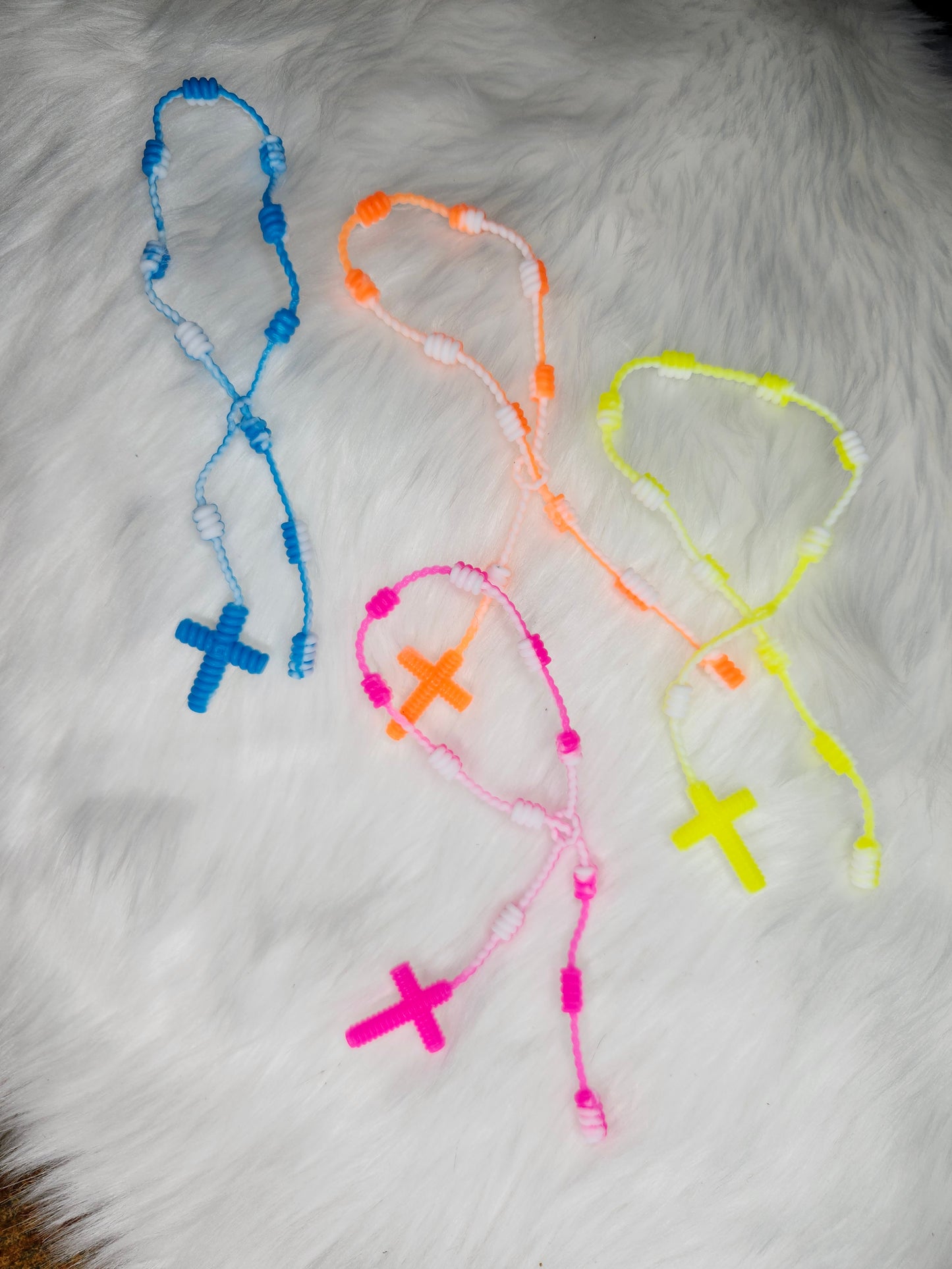 Cross bracelet set of 4