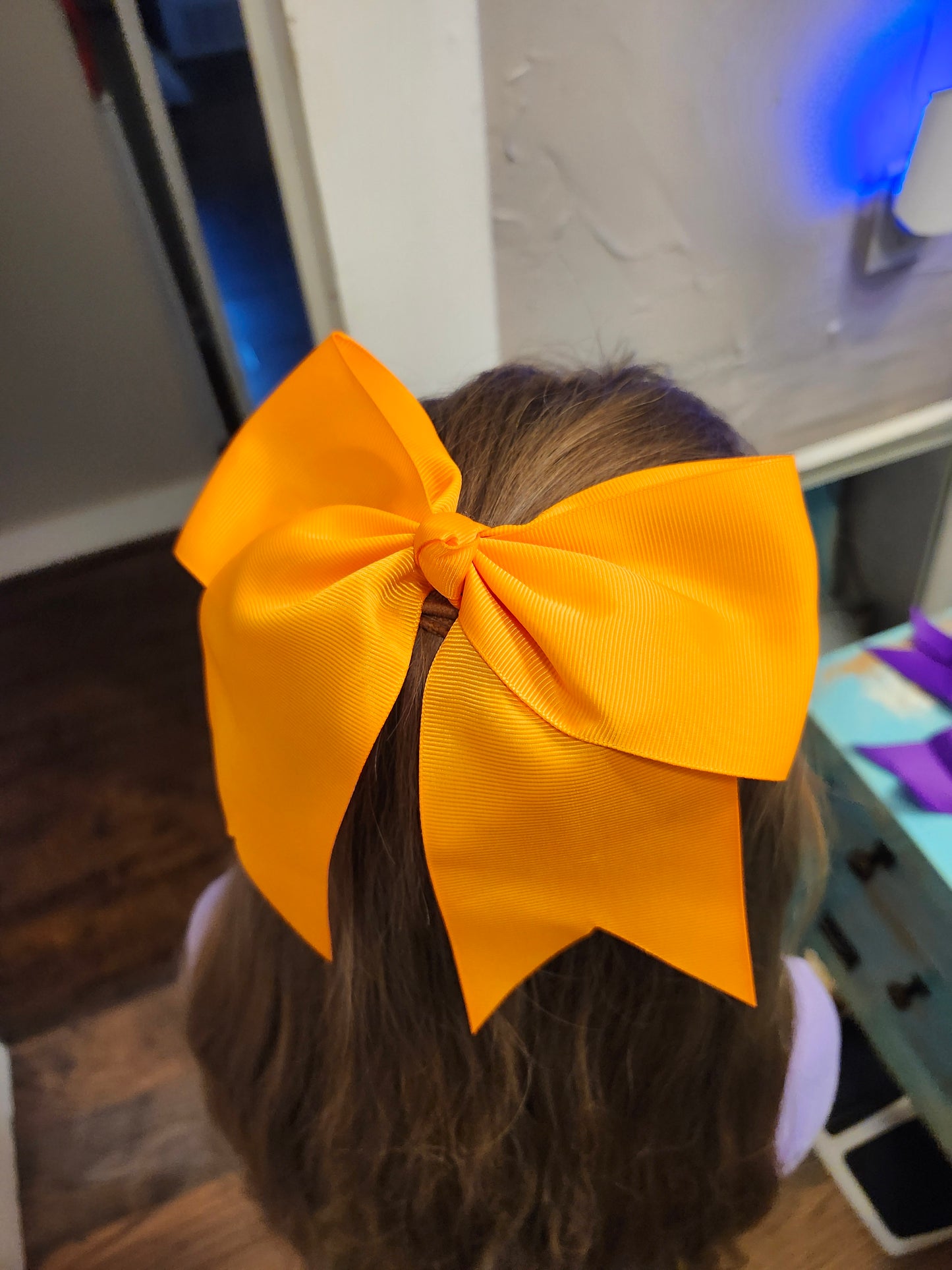 Orange bow