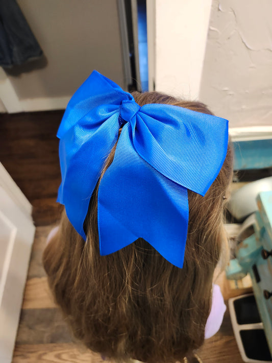 Royle blue bow