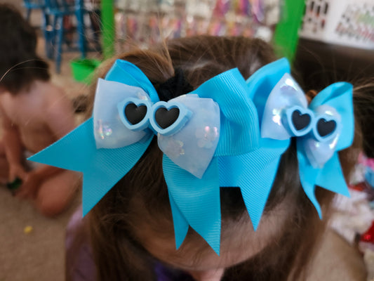 Turquoise sunglasses Piggy bow