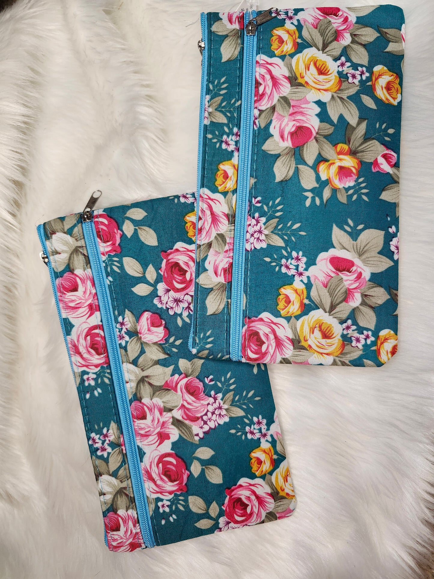 Rose teal bag