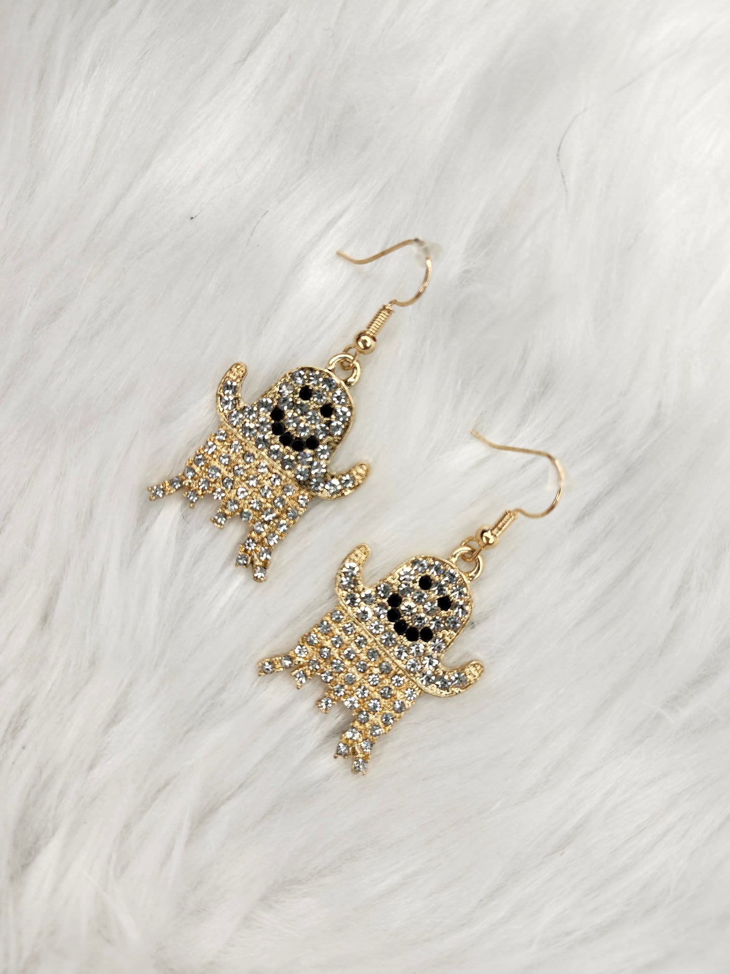 Ghost diamond earrings