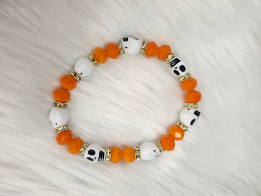 White orange bracelet