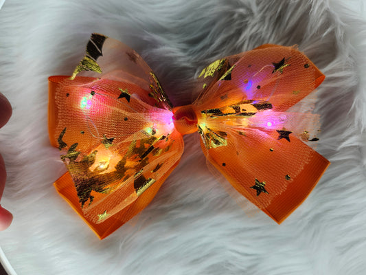 Halloween light bow