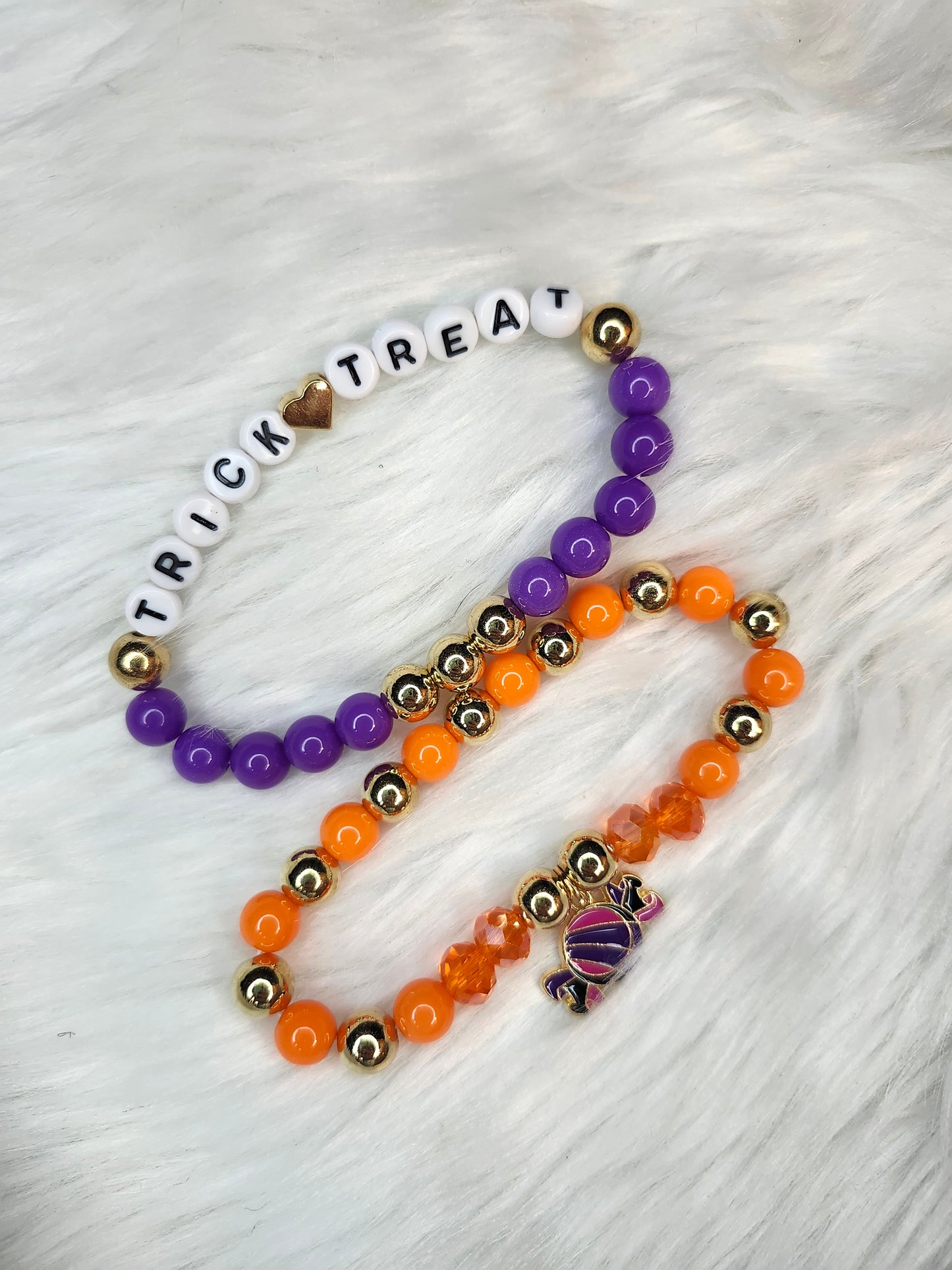 Trick or treat bracelet set of 2