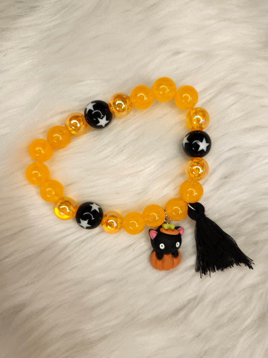 Cat pumpkin bracelet