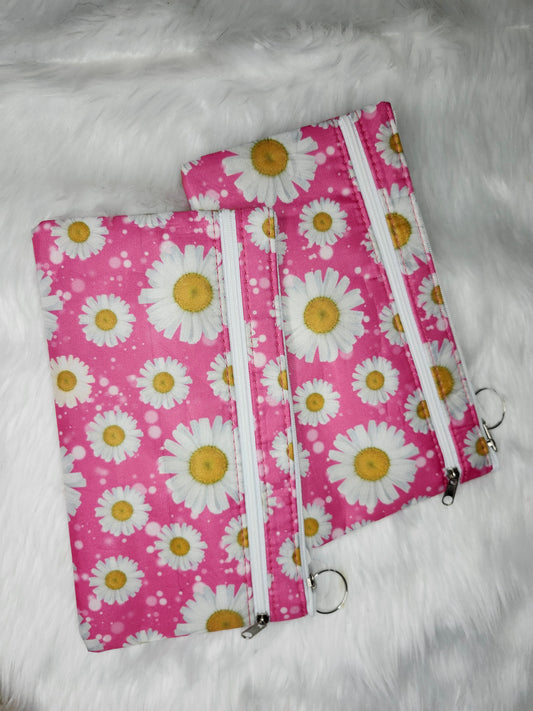 Pink daisy bag