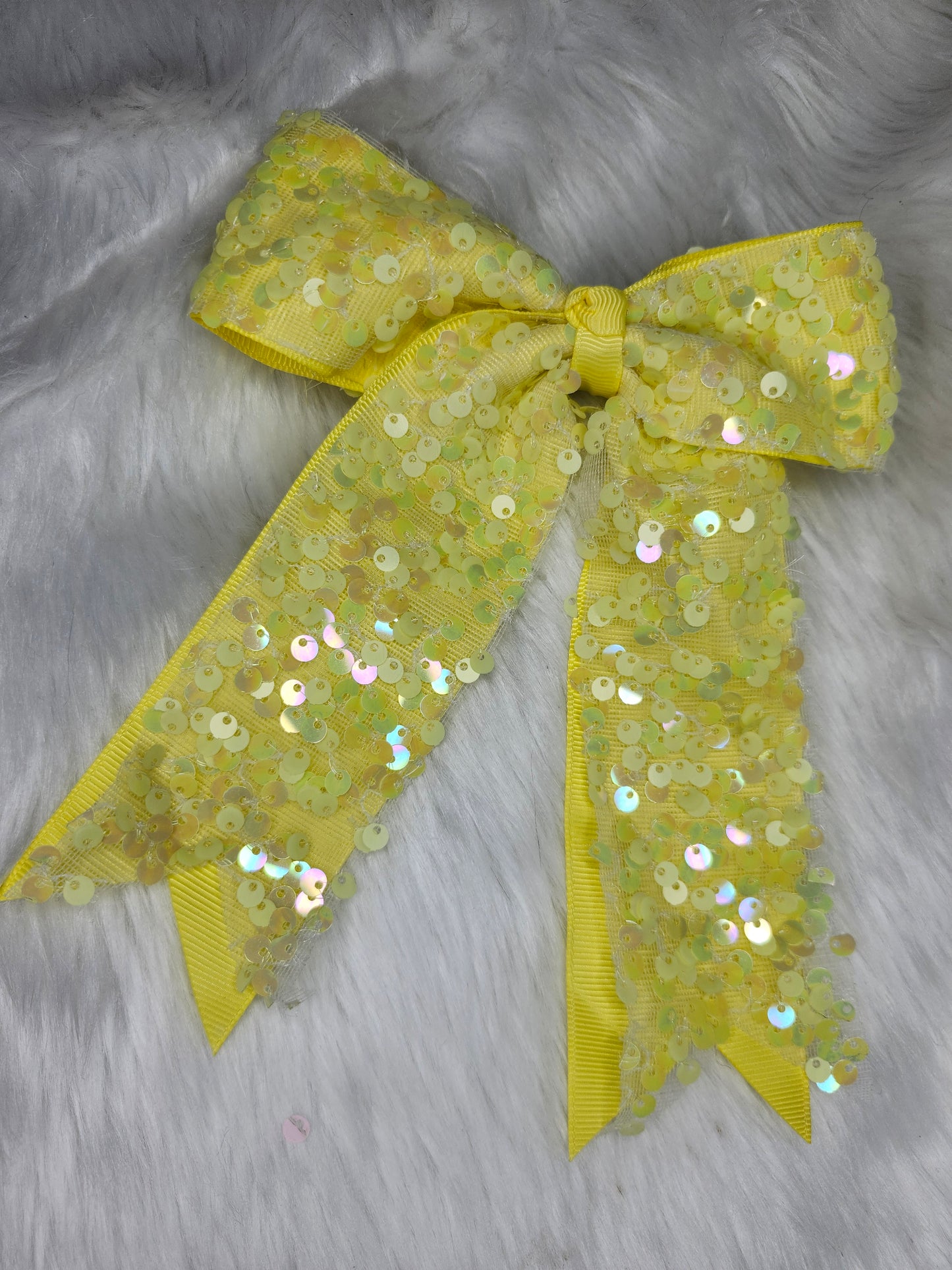 Yellow sequence bow