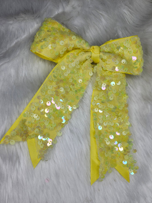 Yellow sequence bow