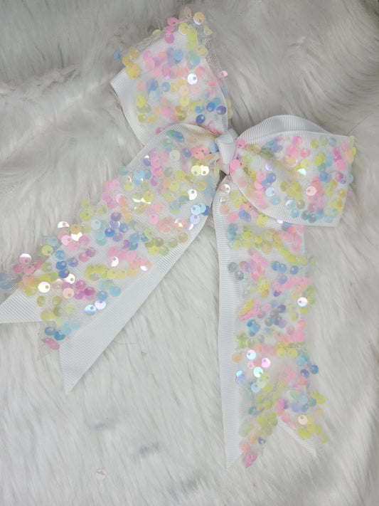 White sequence bow