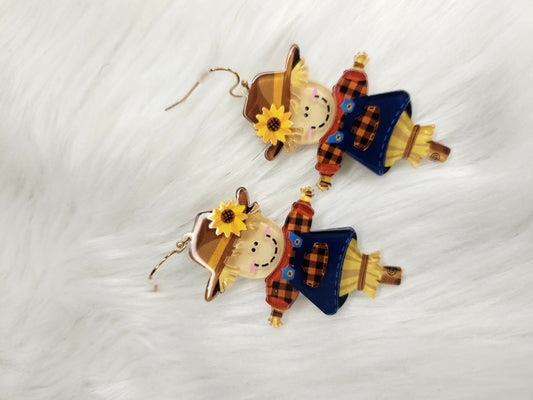 Scarecrow earrings