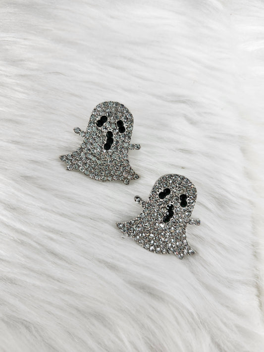 Ghost stud earrings