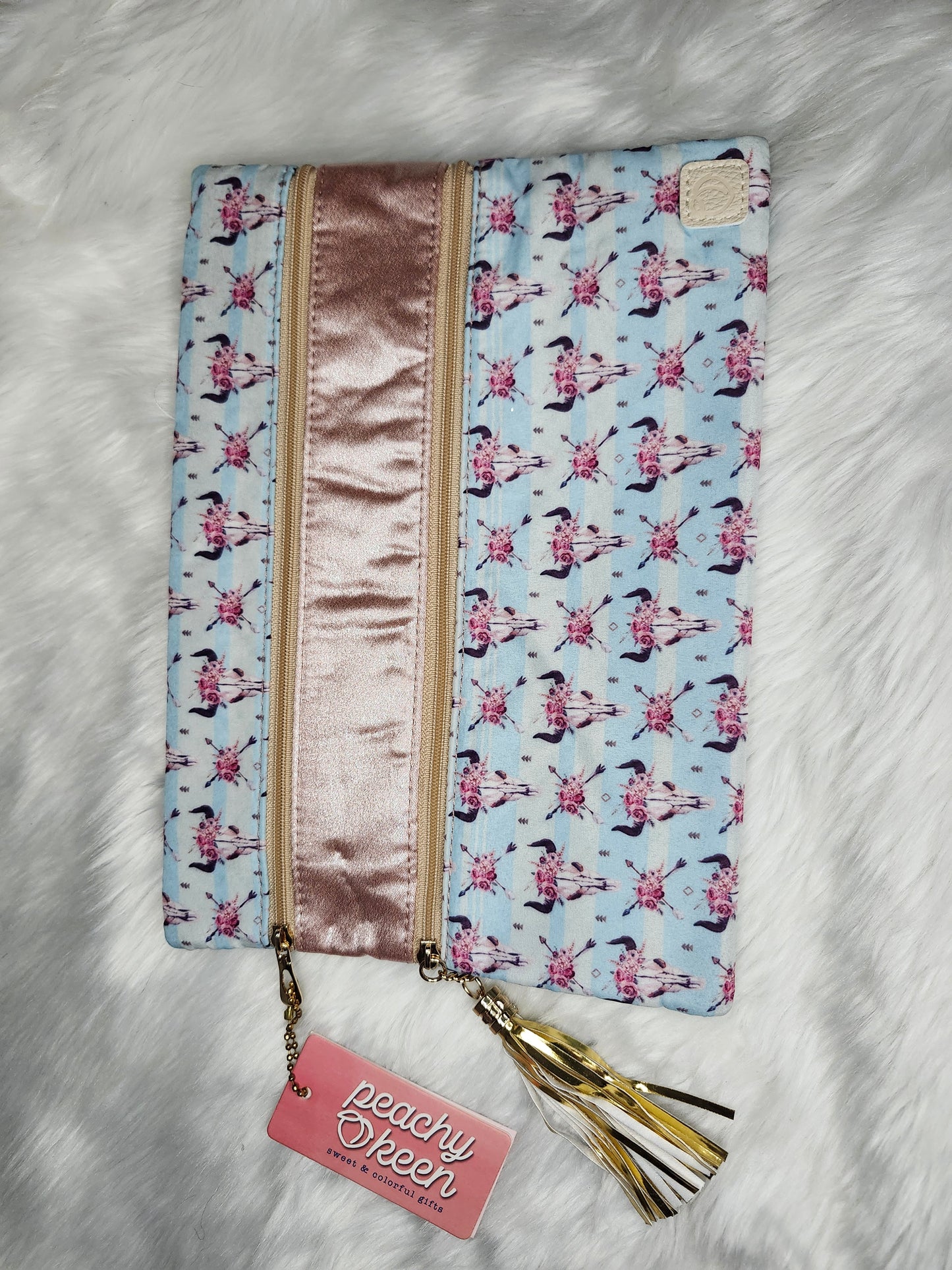 Cow cosmetics bag