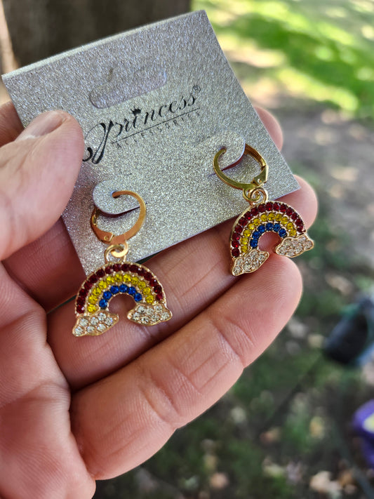 Rainbow earrings