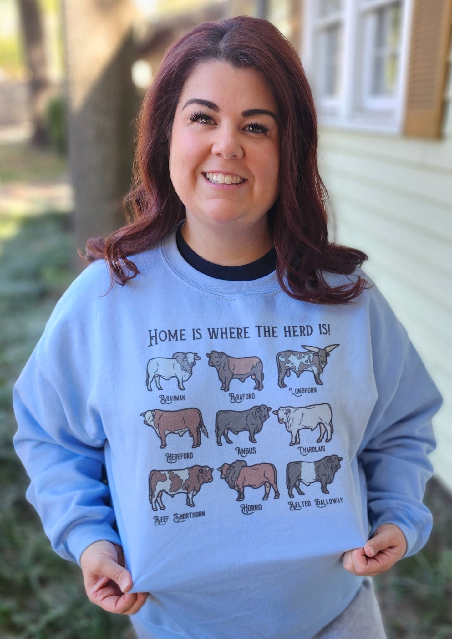 Home is where the herd is! Pullover